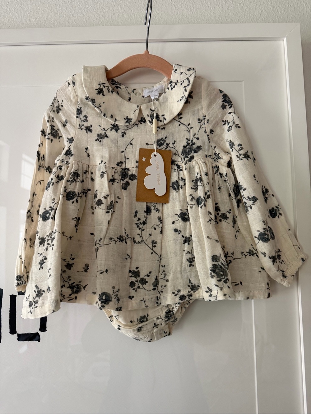 NWT Angel Dear Peter Pan Collar Bubble w/ built in skirt.
